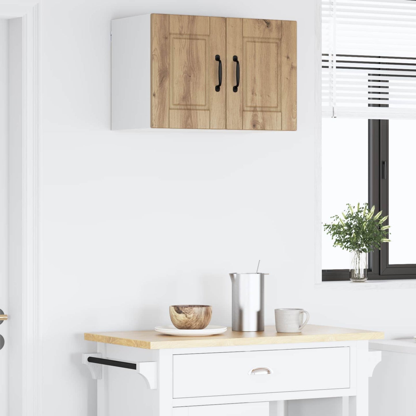 Fali Szekrény PORTO Artisan tölgy 60 x 31 x 40 cm Szerelt Fa