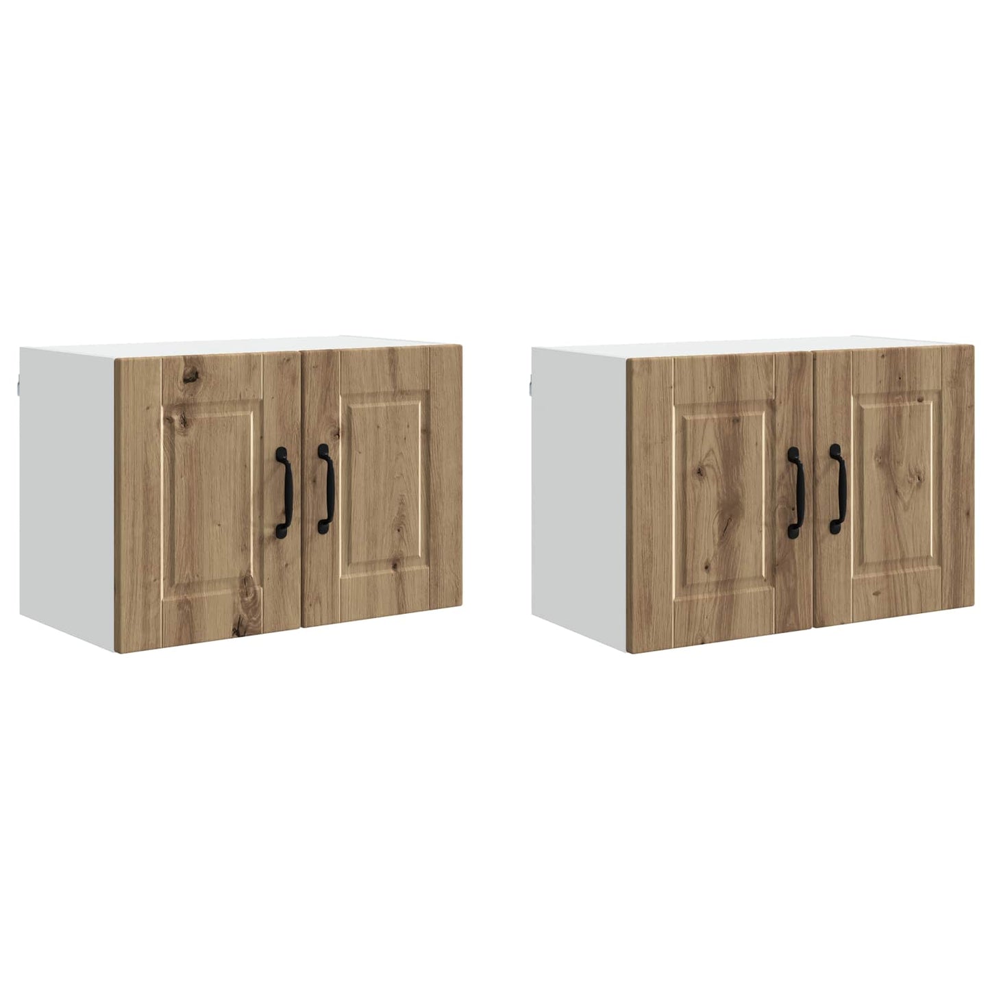 Fali Szekrény PORTO 2 pcs Artisan tölgy Szerelt Fa