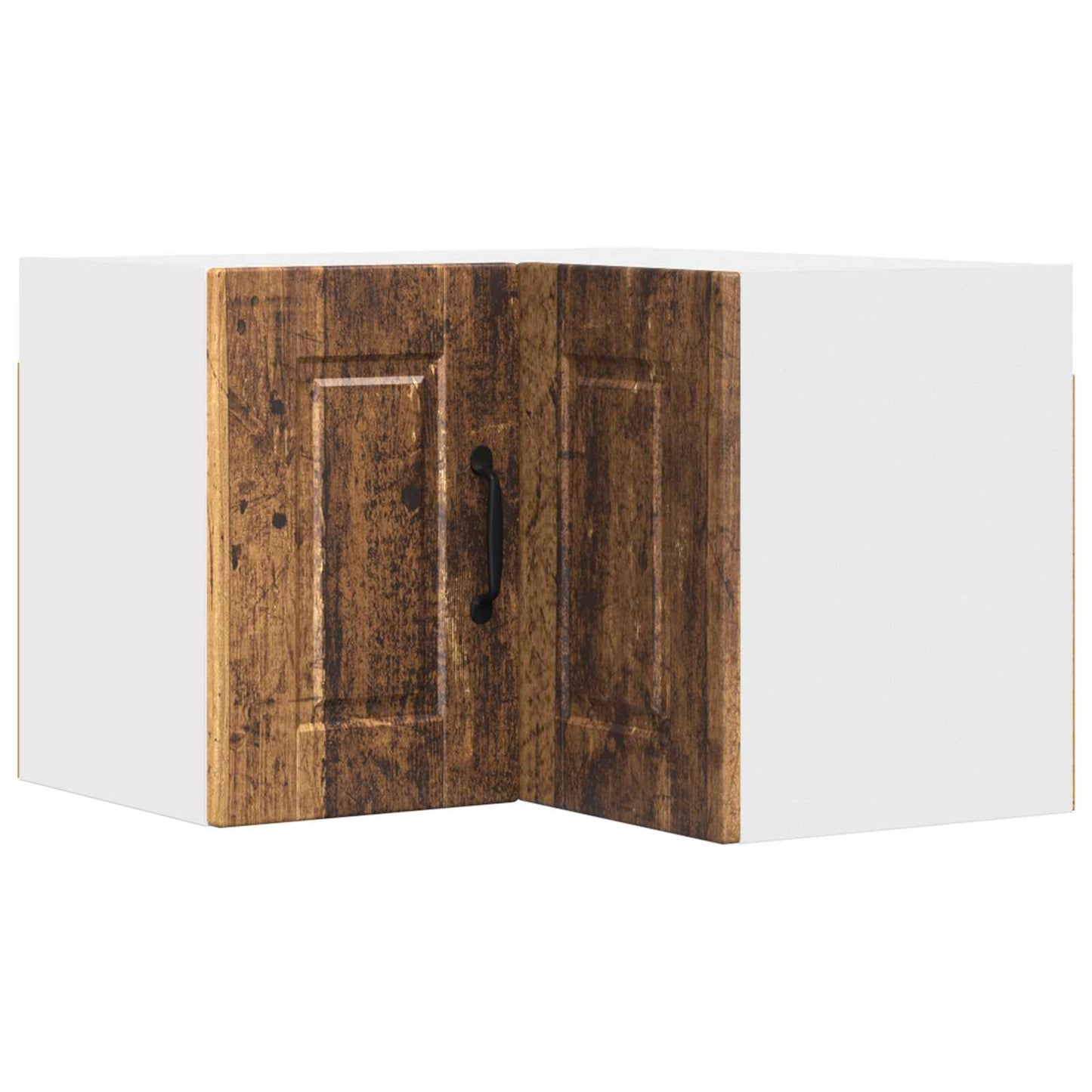 Fali sarokszekrény PORTO Öreg fa 57 x 57 x 40 cm Szerelt Fa