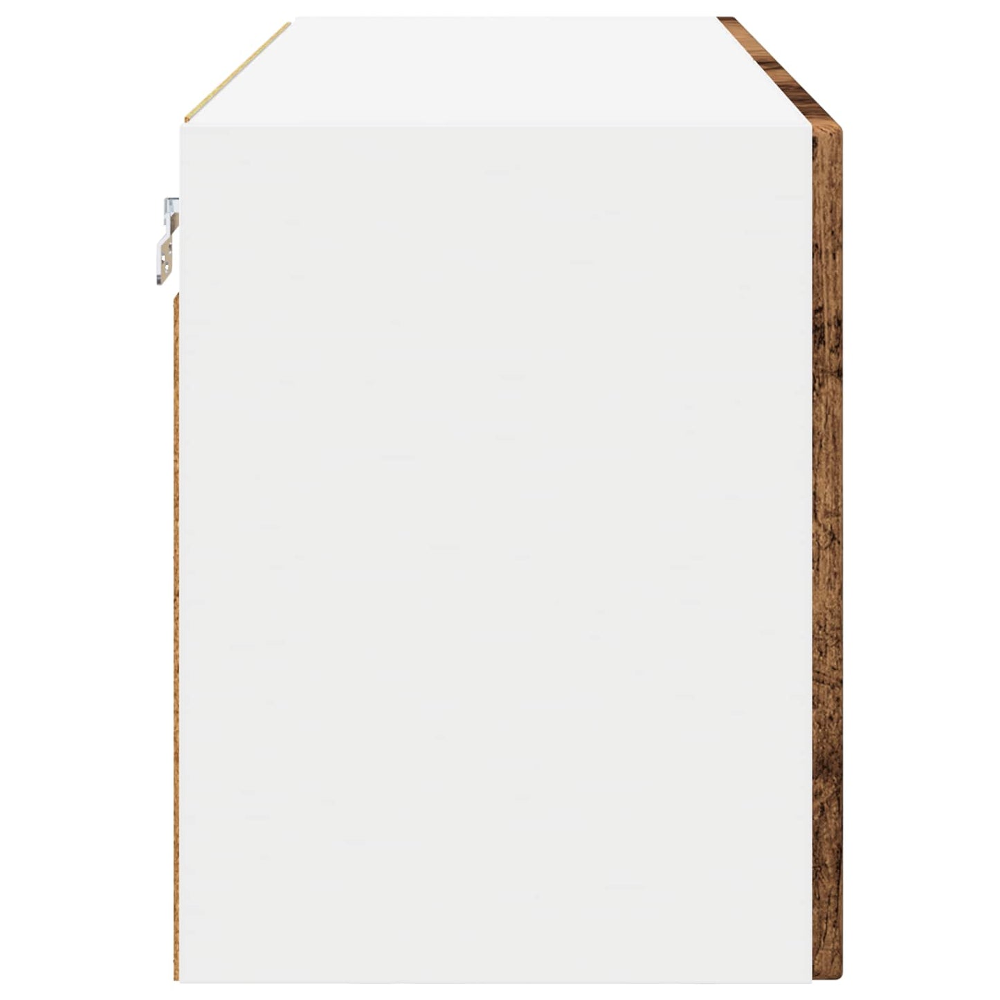 Fali üveges szekrény PORTO Öreg fa 60 x 31 x 40 cm Szerelt Fa