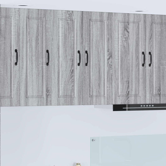 Fali Szekrény PORTO 2 pcs Szürke Sonoma 30 x 31 x 80 cm Faanyag
