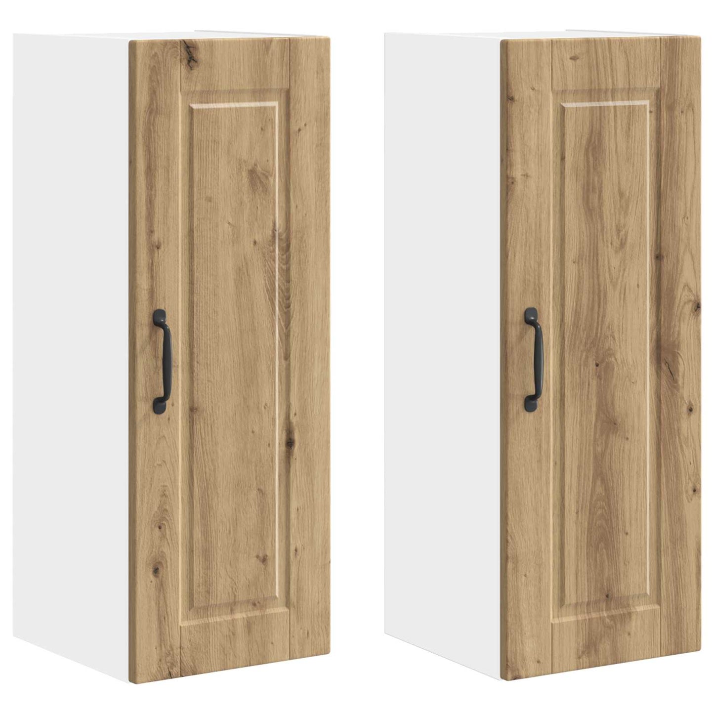Fali Szekrény PORTO 2 pcs Artisan tölgy Szerelt Fa
