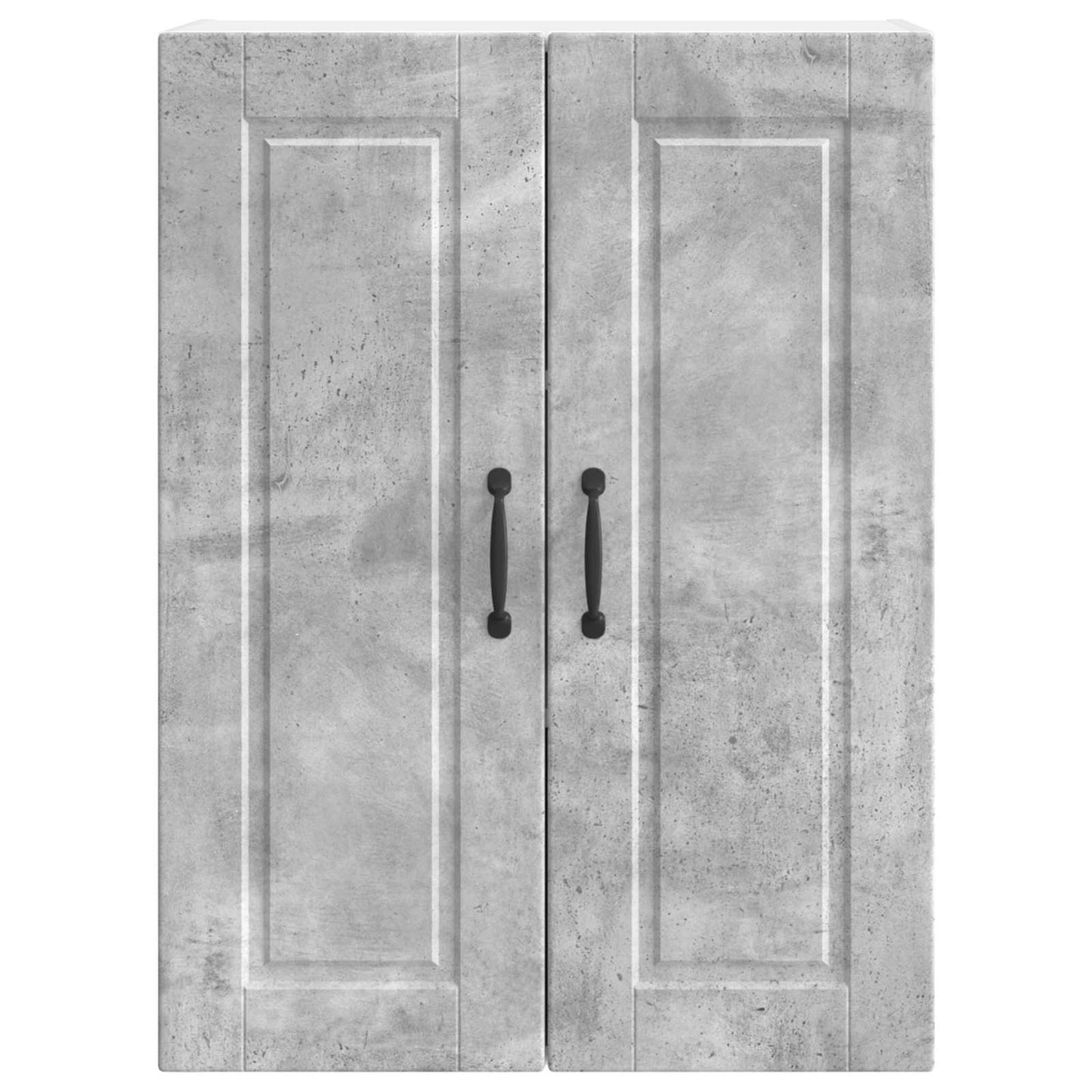 Fali Szekrény PORTO Beton Szürke 60 x 31 x 80 cm Szerelt Fa