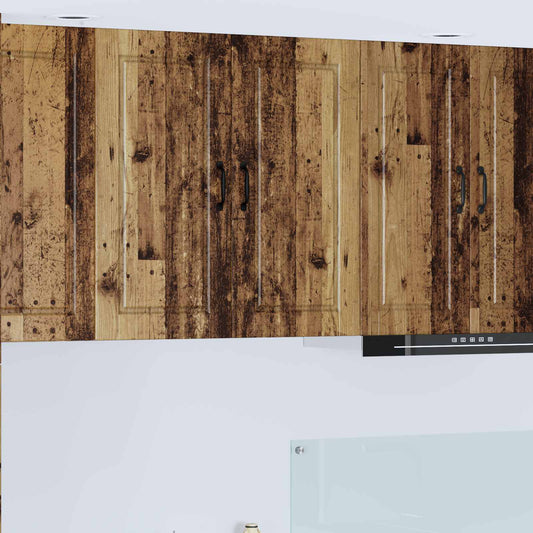 Fali Szekrény PORTO Öreg fa 80 x 31 x 80 cm Faanyag
