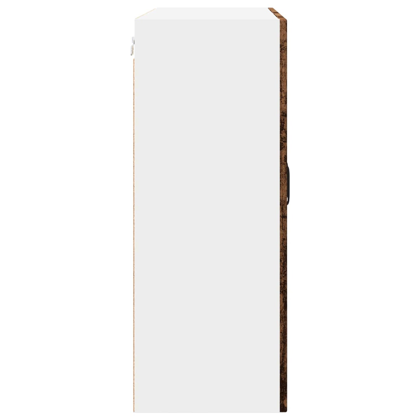 Fali üveges szekrény PORTO Öreg fa 80 x 31 x 80 cm Szerelt Fa