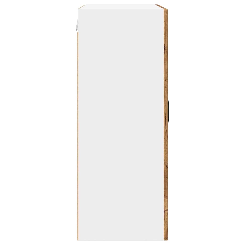Fali üveges szekrény PORTO Öreg fa 60 x 31 x 80 cm Szerelt Fa