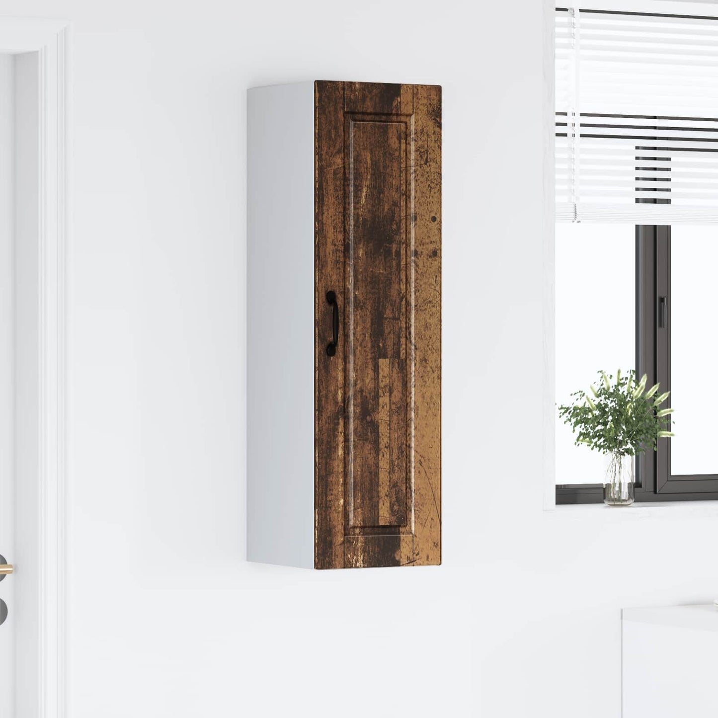 Fali Szekrény PORTO Öreg fa 30 x 31 x 100 cm Szerelt Fa