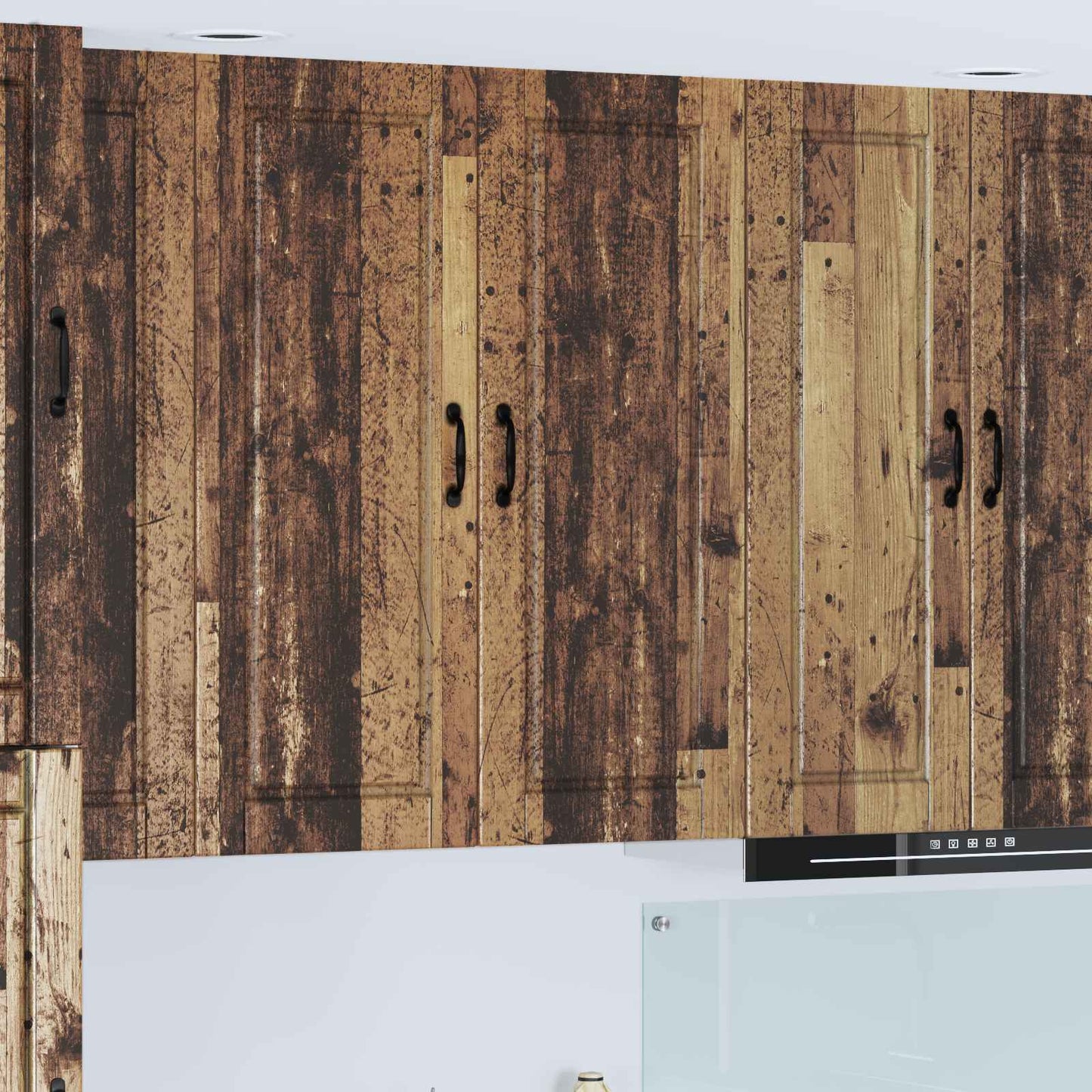 Fali Szekrény PORTO Öreg fa 40 x 31 x 100 cm Szerelt Fa