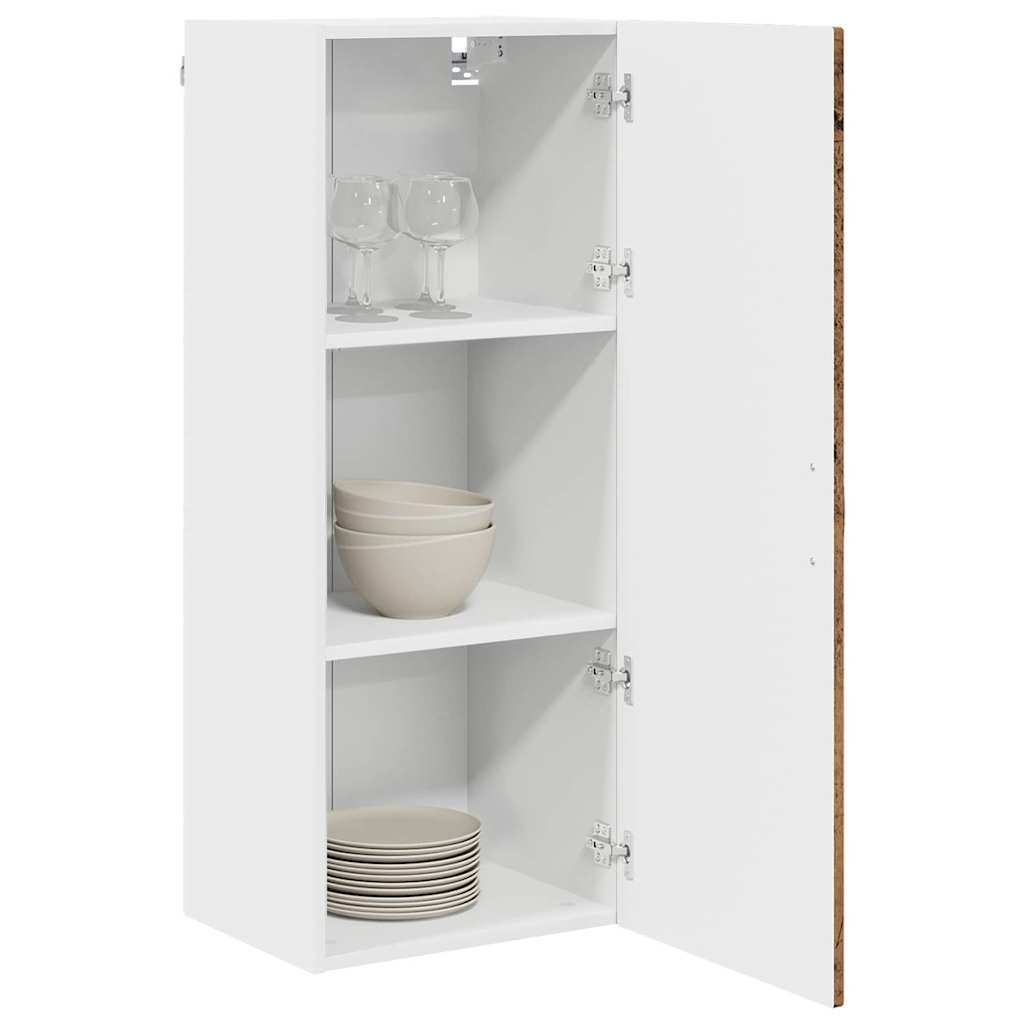 Fali Szekrény PORTO Öreg fa 40 x 31 x 100 cm Szerelt Fa