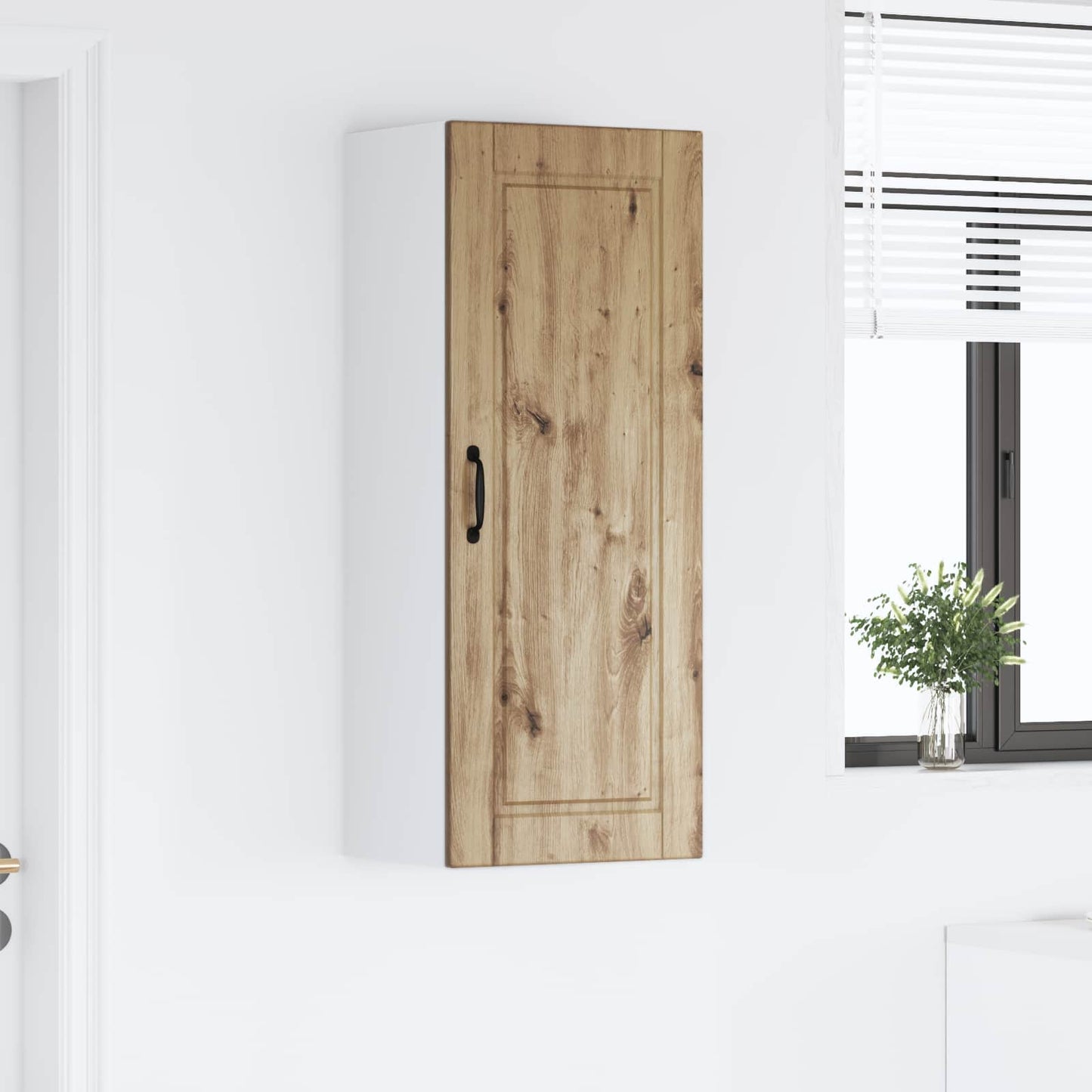 Fali Szekrény PORTO Artisan tölgy 40 x 31 x 100 cm Szerelt Fa