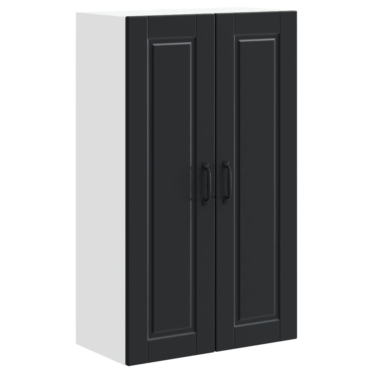 Fali Szekrény PORTO Fekete 60 x 31 x 100 cm Szerelt Fa