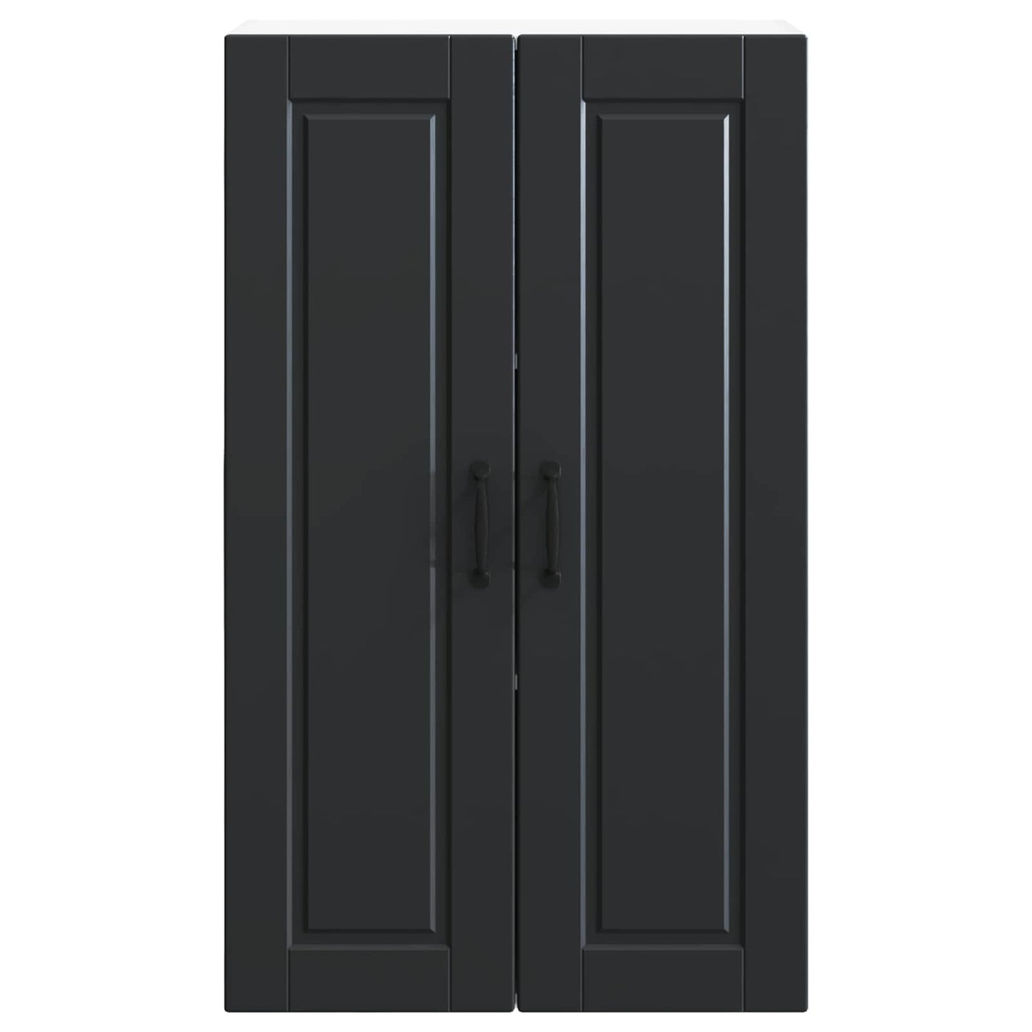 Fali Szekrény PORTO Fekete 60 x 31 x 100 cm Szerelt Fa