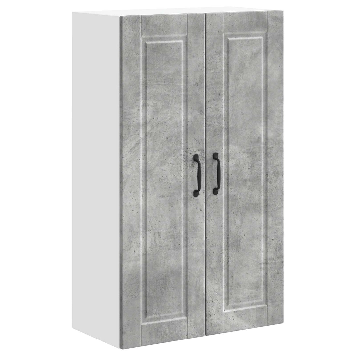 Fali Szekrény PORTO Beton Szürke 60 x 31 x 100 cm Szerelt Fa