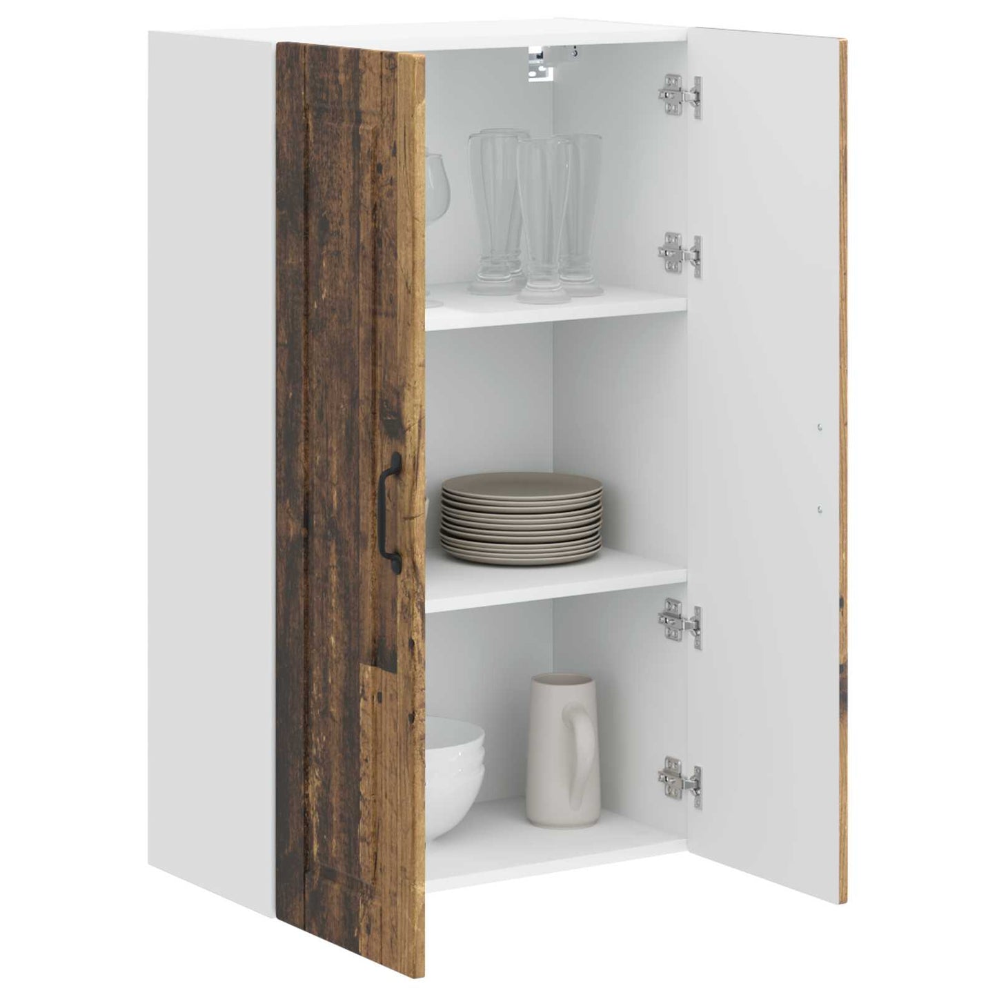 Fali Szekrény PORTO Öreg fa 60 x 31 x 100 cm Szerelt Fa