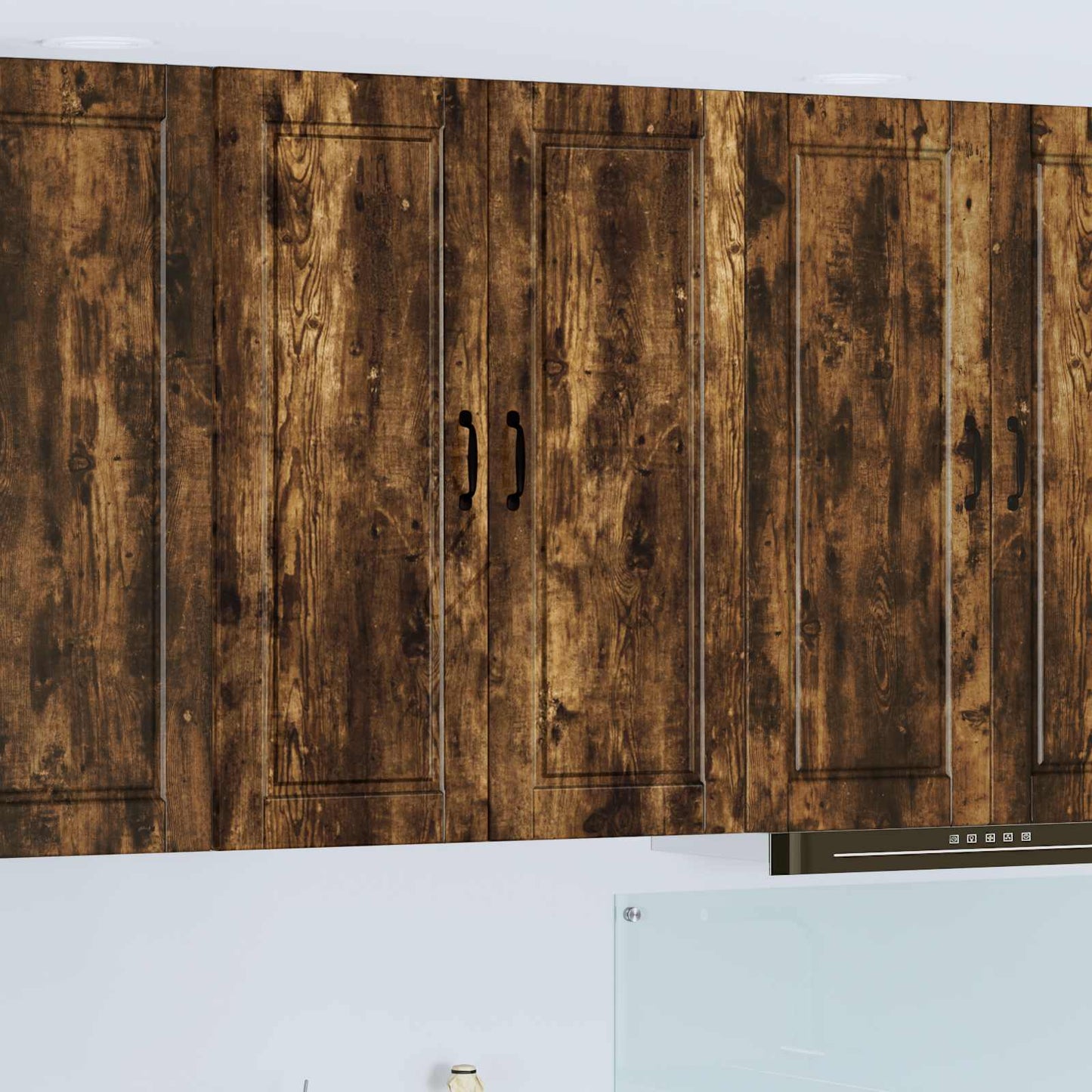 Fali Szekrény PORTO Füstölt tölgy 80 x 31 x 100 cm Szerelt Fa