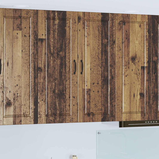 Fali Szekrény PORTO Öreg fa 80 x 31 x 100 cm Faanyag