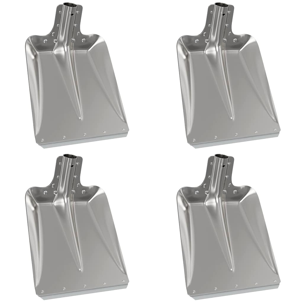 Lapát Fej 4 pcs Ezüst 43 x 32,5 cm Alumínium