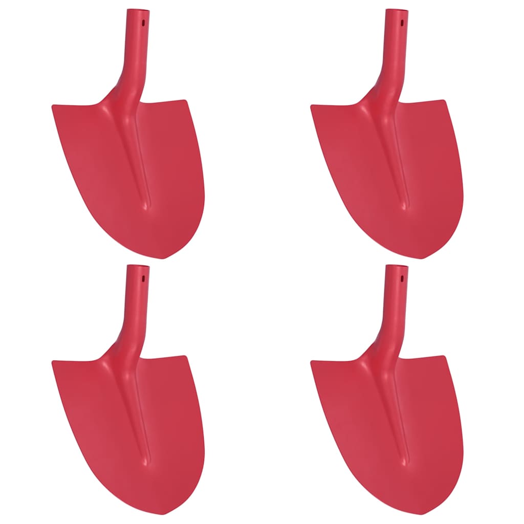 Lapát Fej 4 pcs Piros 39,5 x 27,5 cm Porszórt acél