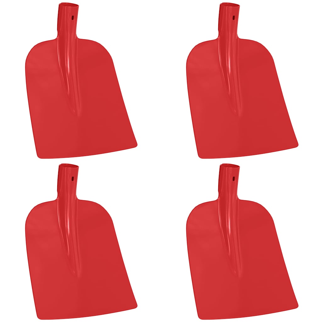 Lapát Fej 4 pcs Piros 32 x 24,5 cm Porszórt acél