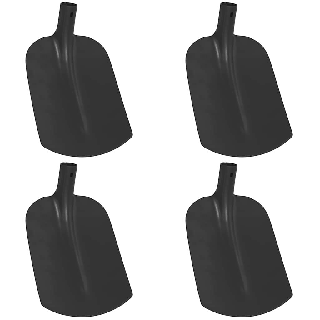 Lapát Fej 4 pcs Fekete 34,5 x 24 cm Porszórt acél