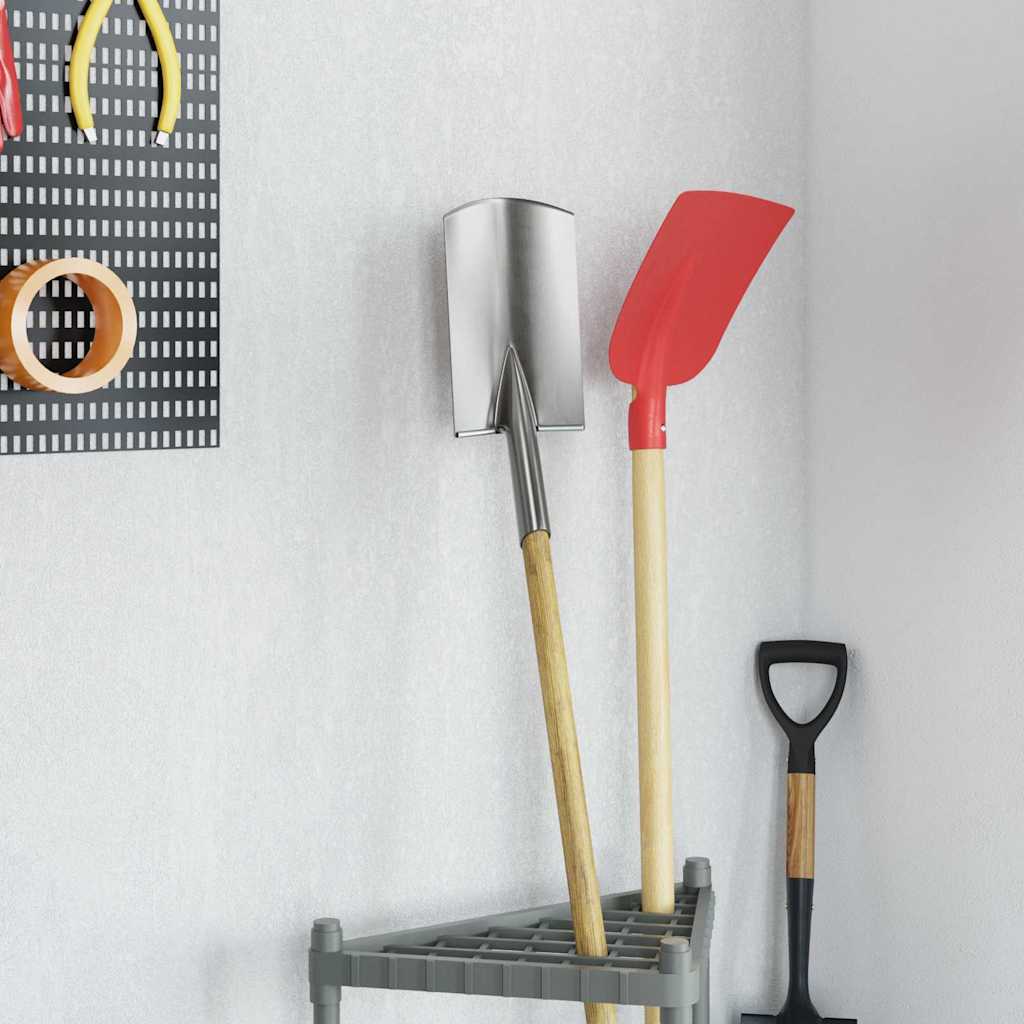 Lapát Fej 4 pcs Ezüst 43 x 17 cm Porszórt acél