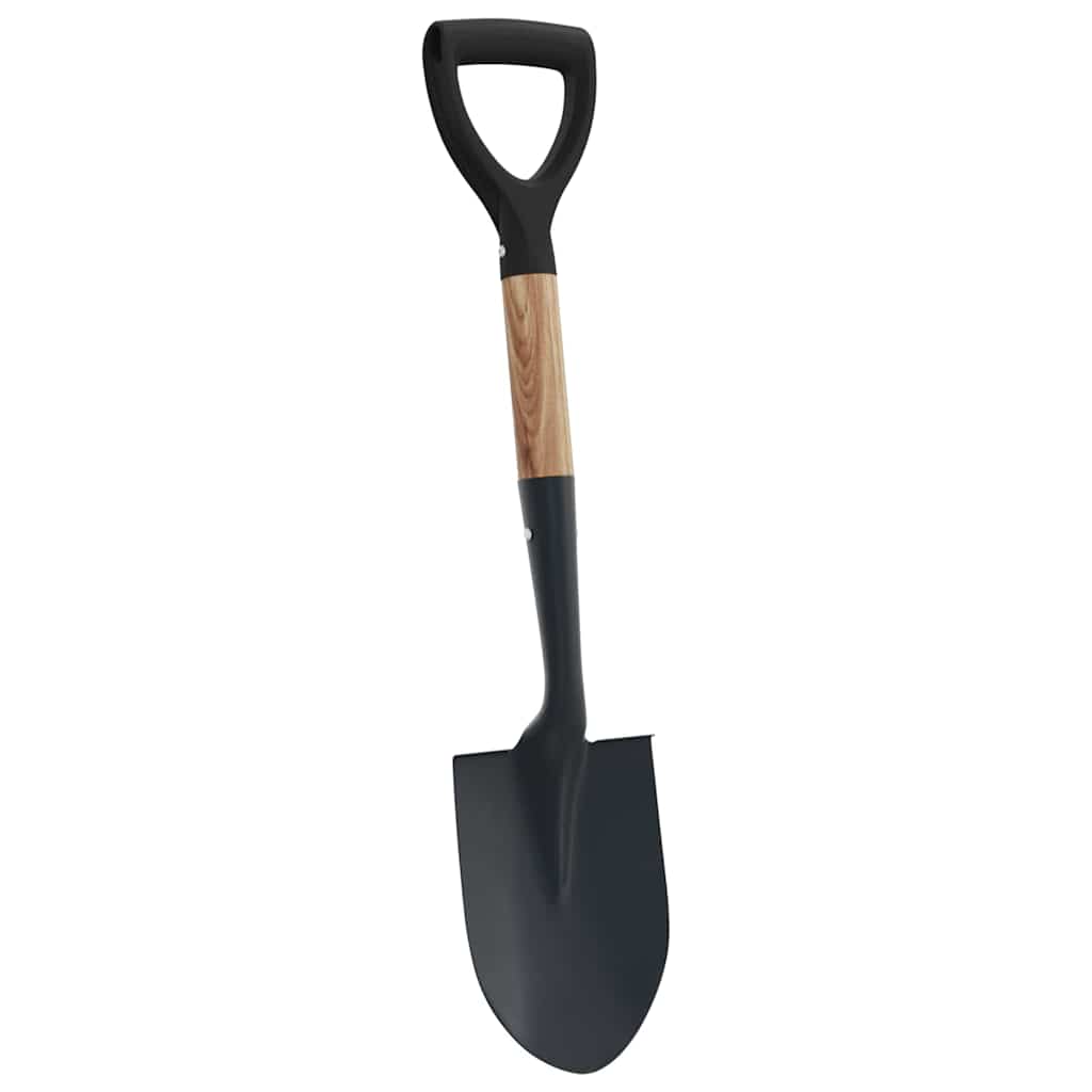 Lapát Fekete 68,5 cm Erősen bevont acél és szilárd fa