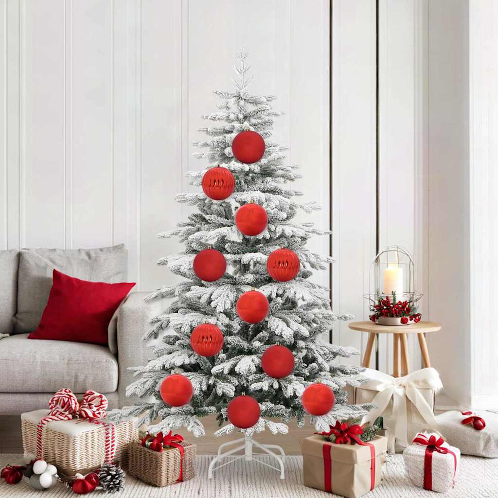Karácsonyi Díszszett XL 9 pcs Piros Ø 15 cm Műanyag LED
