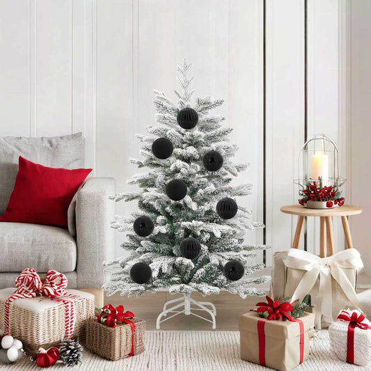 Karácsonyi Díszszett XL 15 pcs Fekete Műanyag