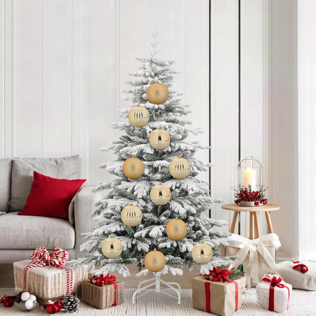 Karácsonyi Díszszett XL 9 pcs Arany Ø 15 cm Műanyag LED