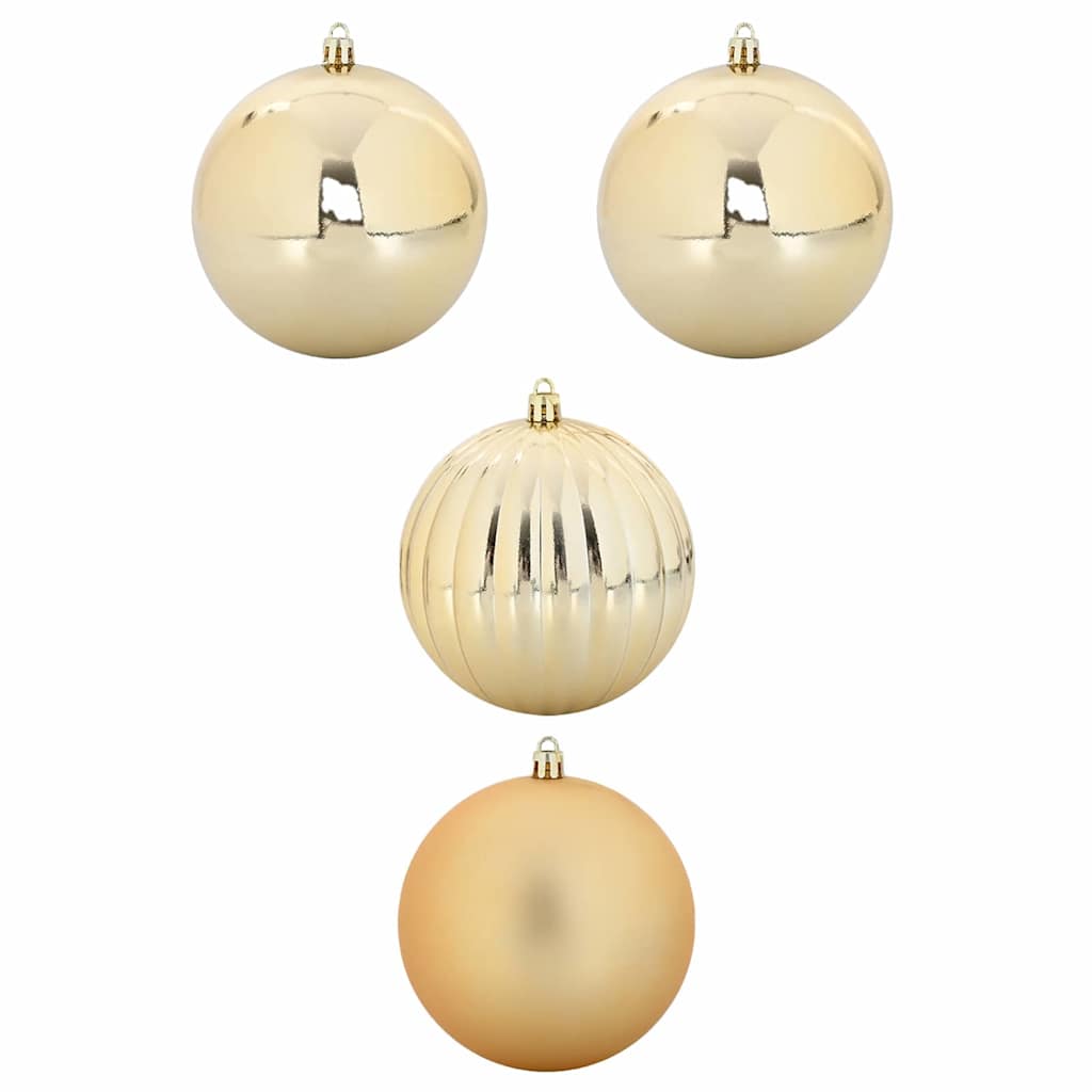 Karácsonyi Díszgömb Készlet XXL 4 pcs Arany Ø 20 cm Műanyag LED