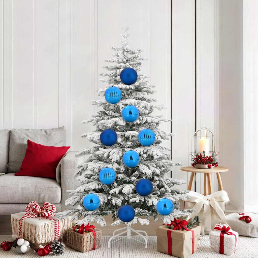 Karácsonyi Díszgömb Készlet XL 9 pcs Kék Ø 15 cm Műanyag LED