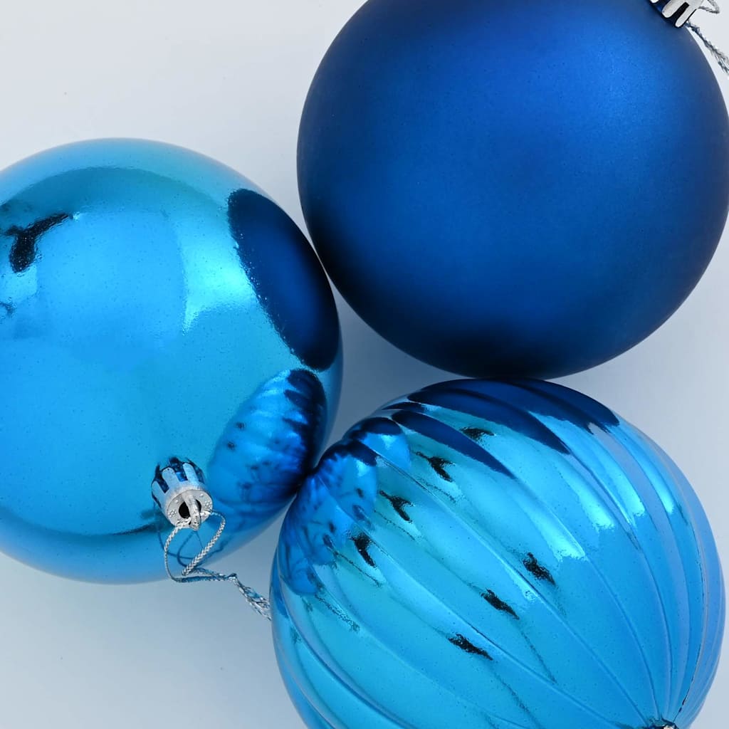 Karácsonyi Díszgömb Készlet XXL 4 pcs Kék Ø 20 cm Műanyag LED