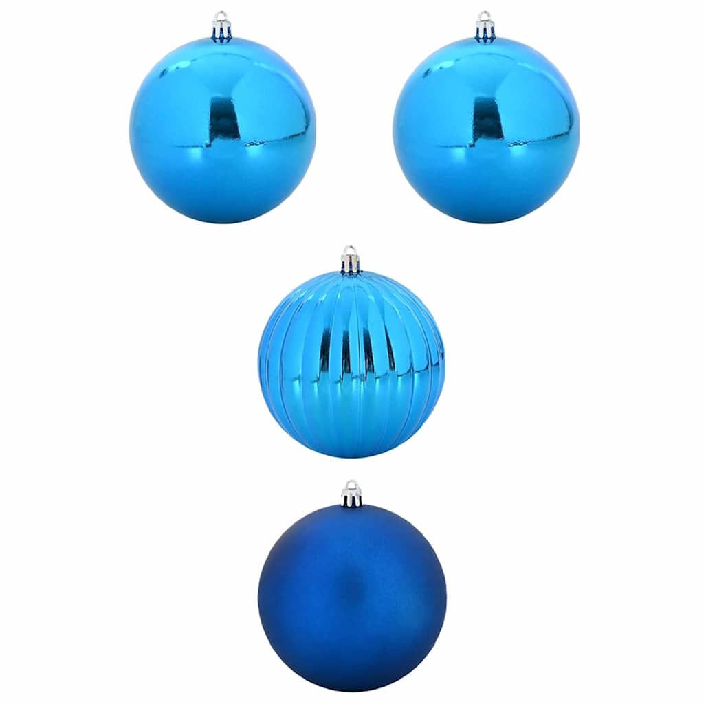 Karácsonyi Díszgömb Készlet XXL 4 pcs Kék Ø 20 cm Műanyag LED