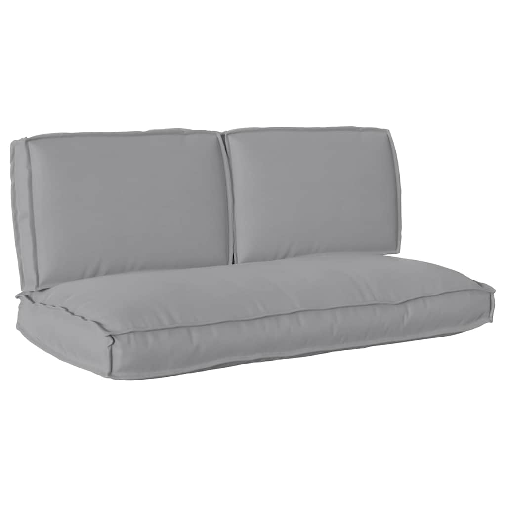 Párna készlet 3 pcs Szürke Oxford Szövet