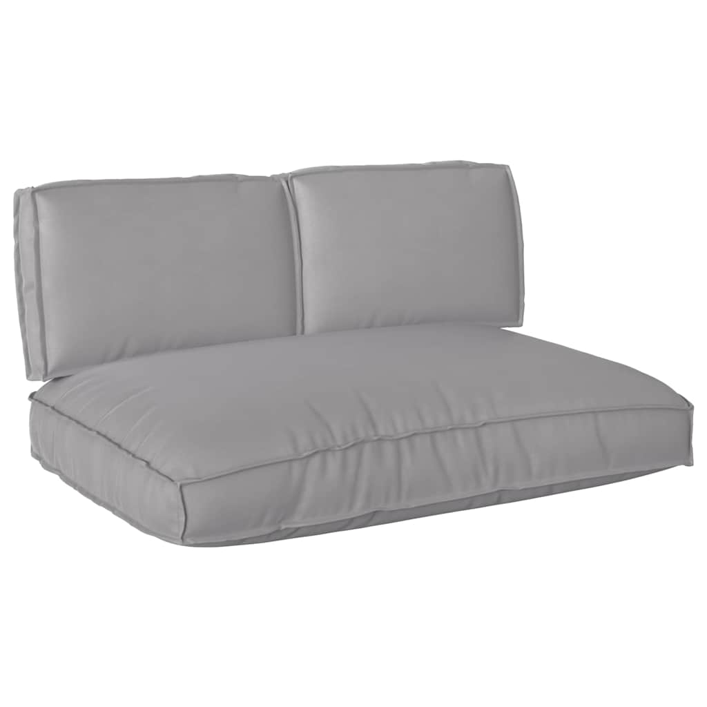 Párna készlet 3 pcs Szürke Oxford Szövet