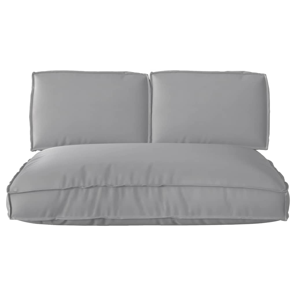 Párna készlet 3 pcs Szürke Oxford Szövet