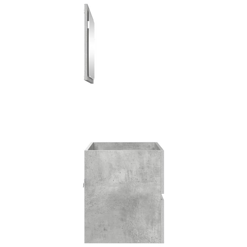 Fürdőszoba bútor szett Beton Szürke 60 x 38,3 x 45 cm