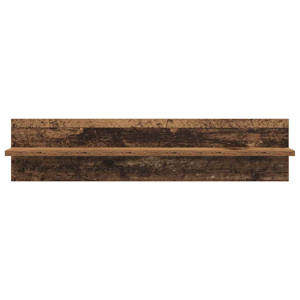 Falpolcok Falra szerelhető 4 pcs Öreg fa 80 x 11,5 x 18 cm