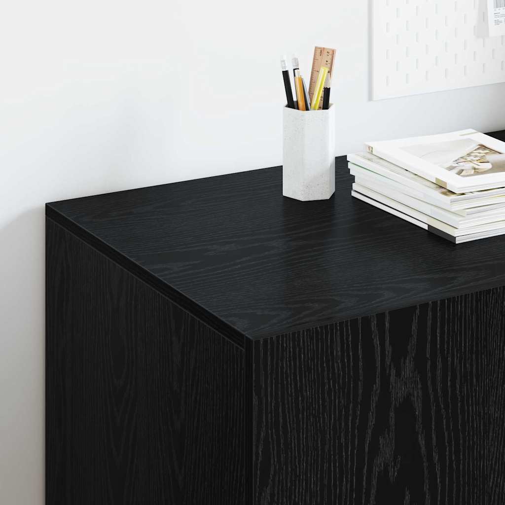 Asztal Fekete tölgy Szerelt Fa 140 x 50 x 75 cm