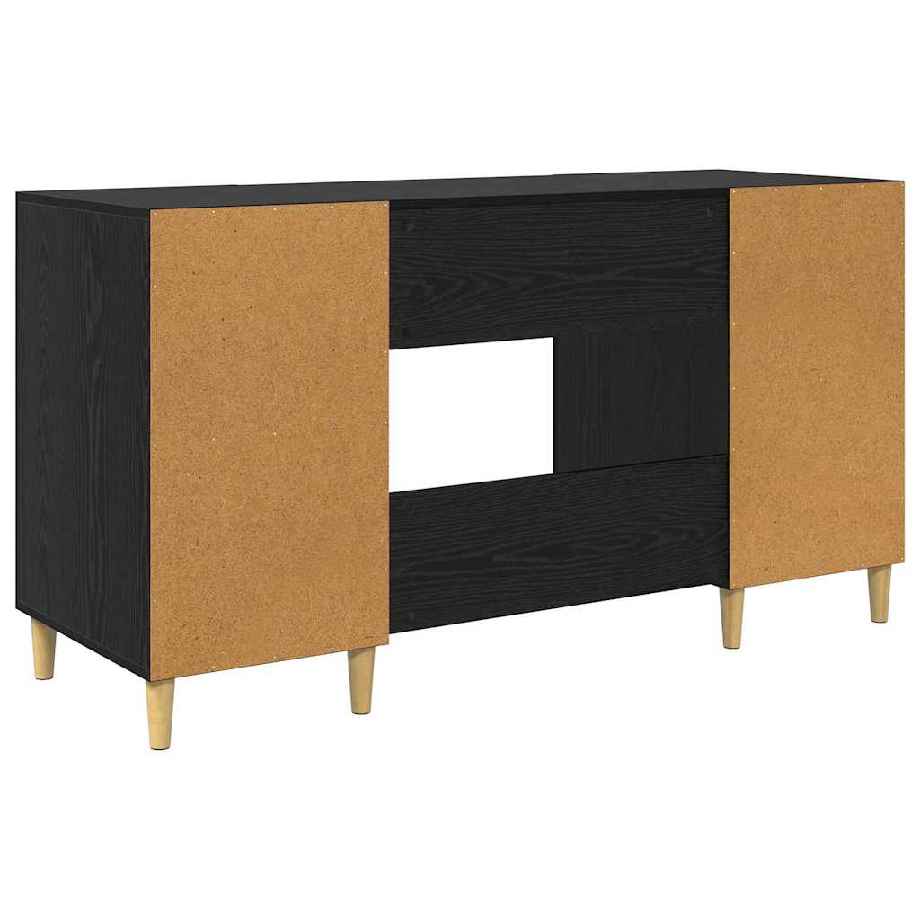 Asztal Fekete tölgy Szerelt Fa 140 x 50 x 75 cm
