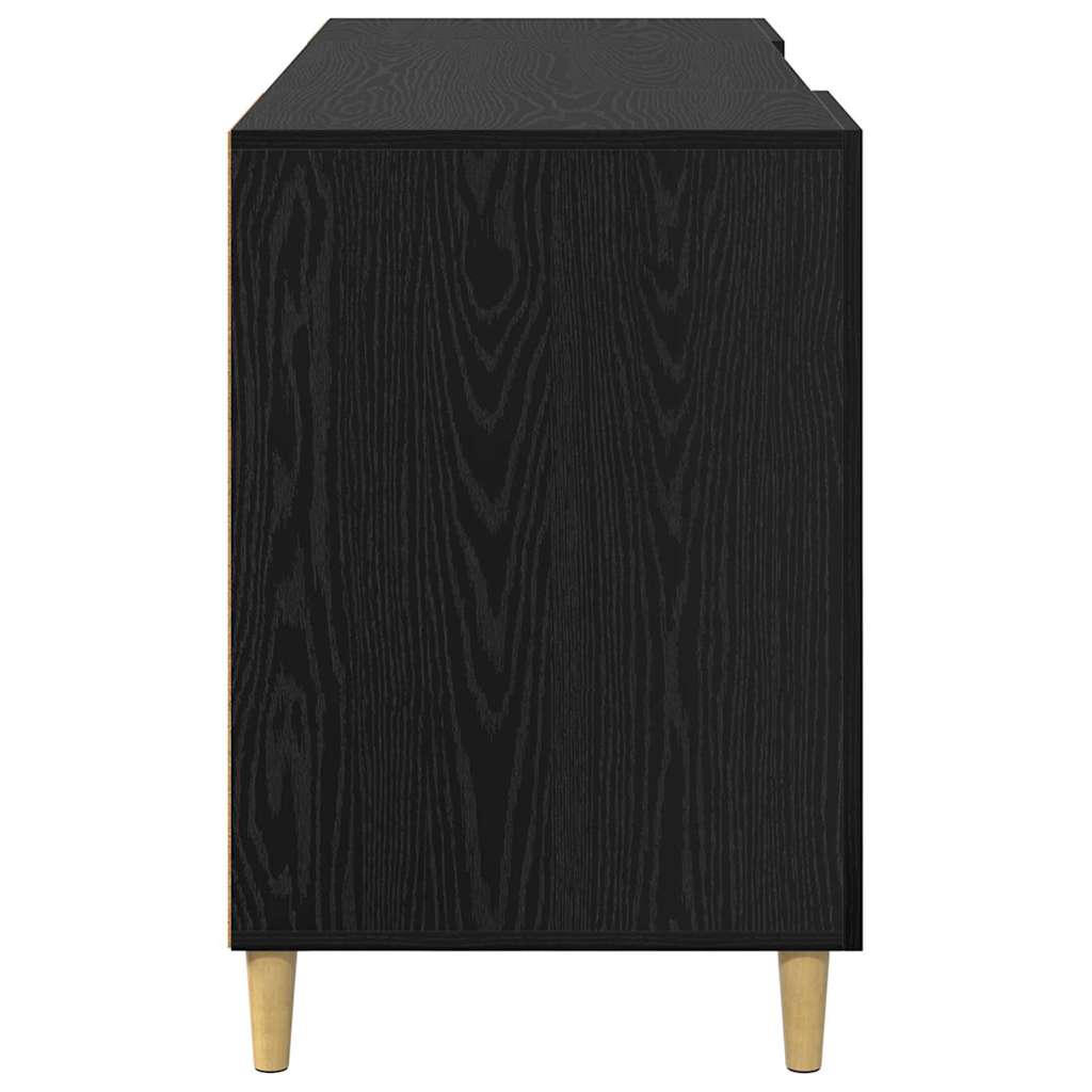 Asztal Fekete tölgy Szerelt Fa 140 x 50 x 75 cm