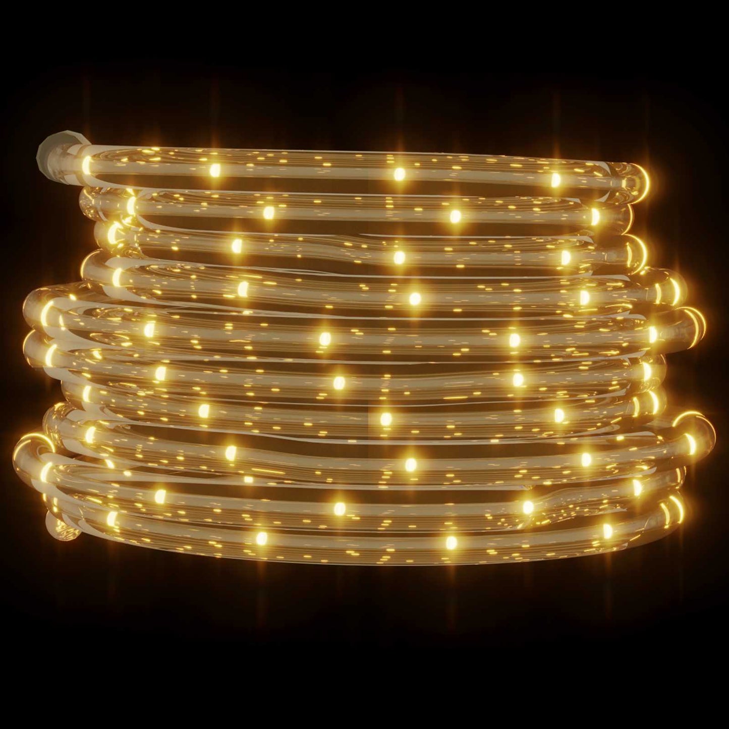 Kötél világítás 2400 LED-del Meleg fehér 100 m PVC