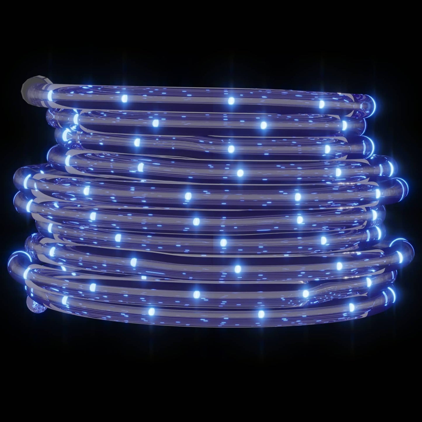 Kötél világítás 2400 LED-del Hideg Fehér 100 m PVC