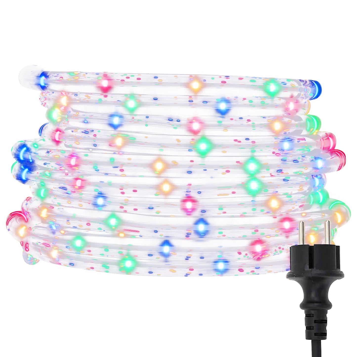 Kötél világítás 2400 LED-del Sokszínű 100 m PVC