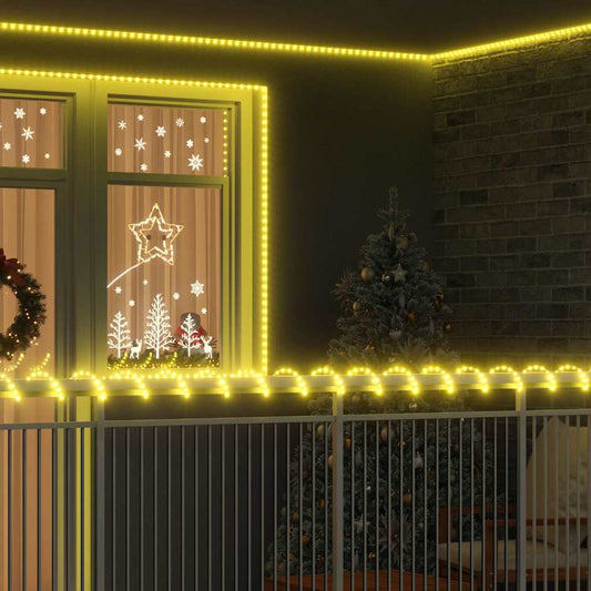 Kötél világítás 480 LED-del Meleg fehér 20 m PVC