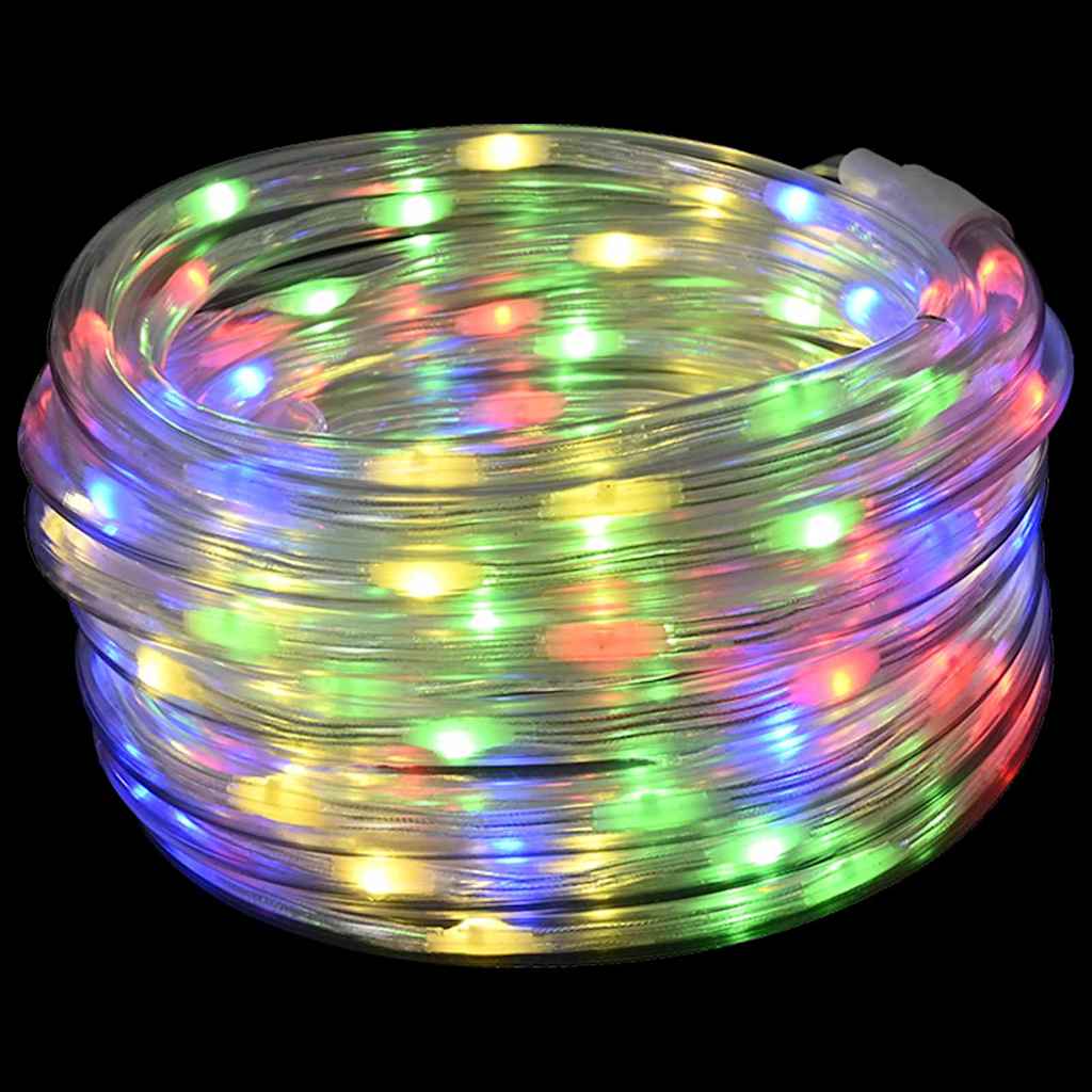 Kötél világítás 240 LED-del Sokszínű 10 m PVC