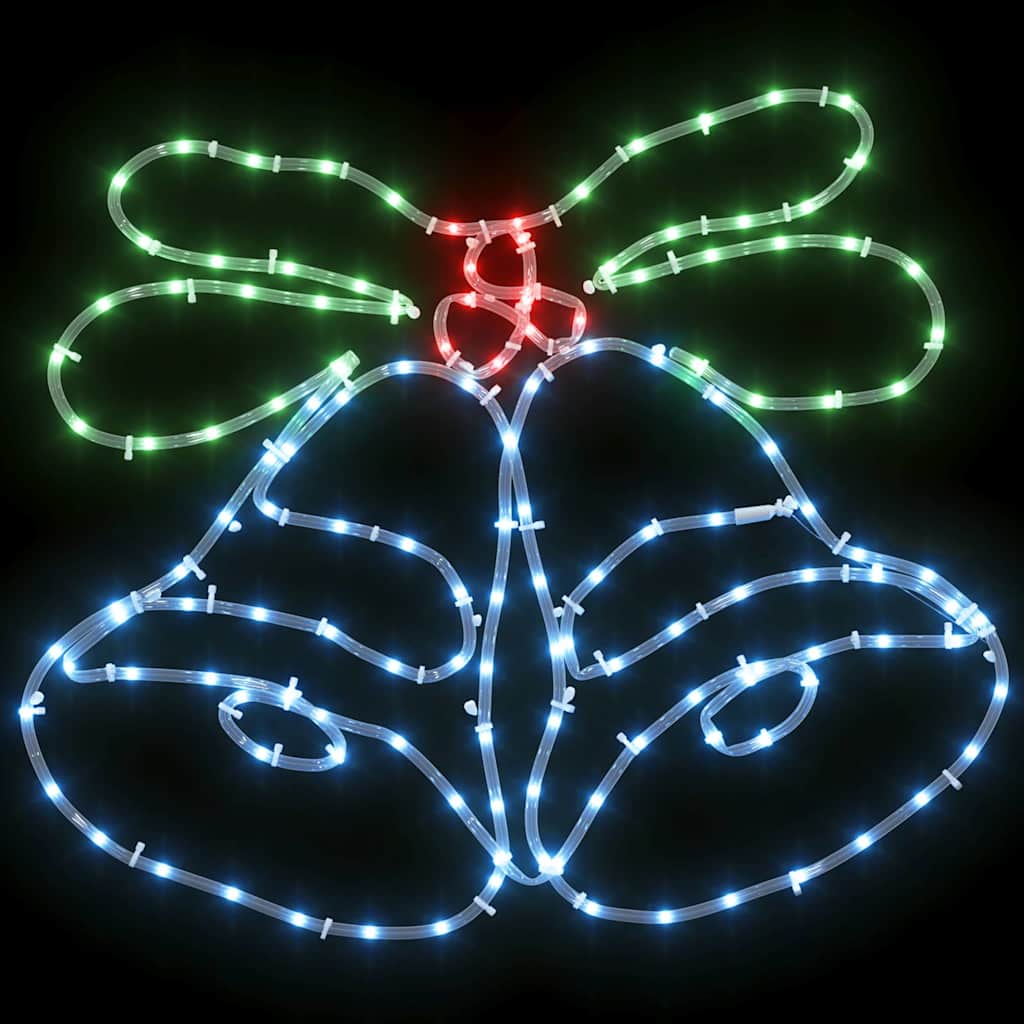 Karácsonyi Harang 144 LED-del Sokszínű 57 x 47,5 cm PVC