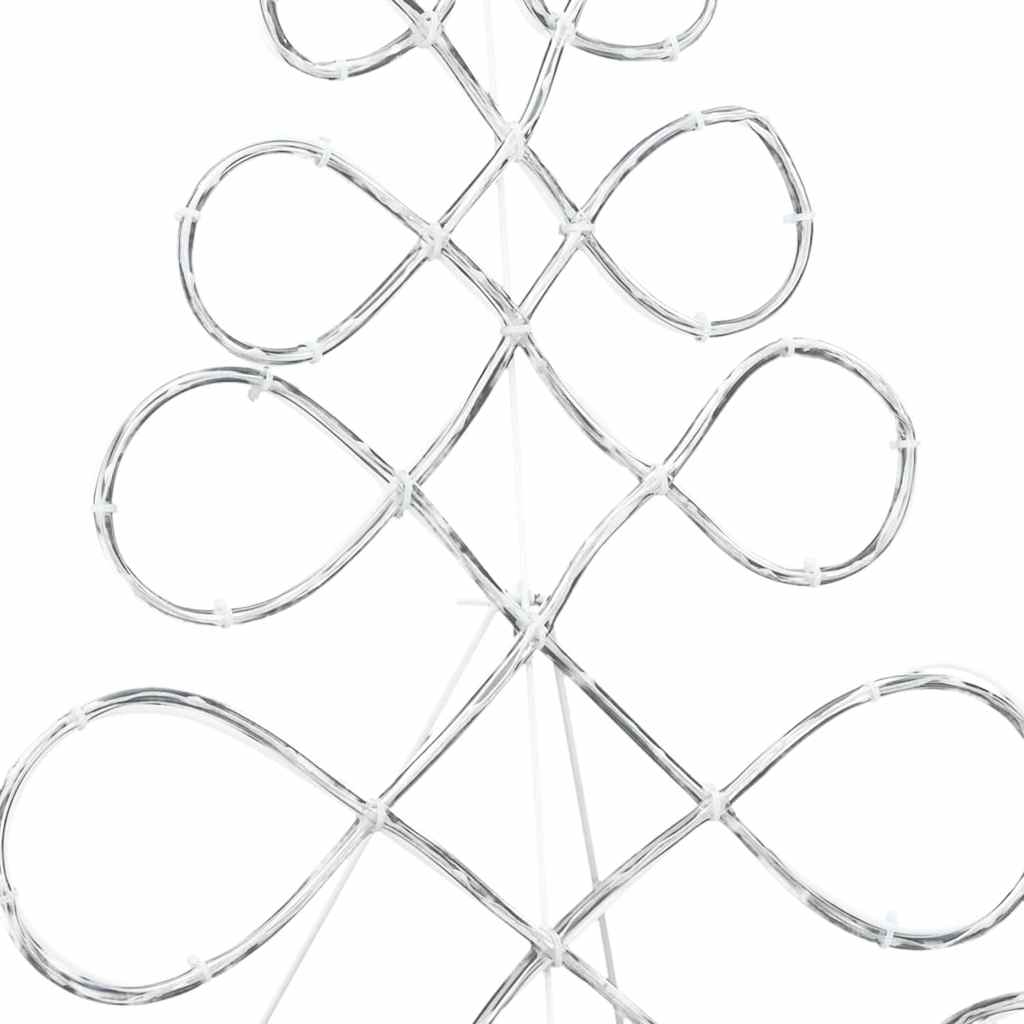 Karácsonyi Fa Forma Világítás Sokszínű 78 x 58 cm PVC