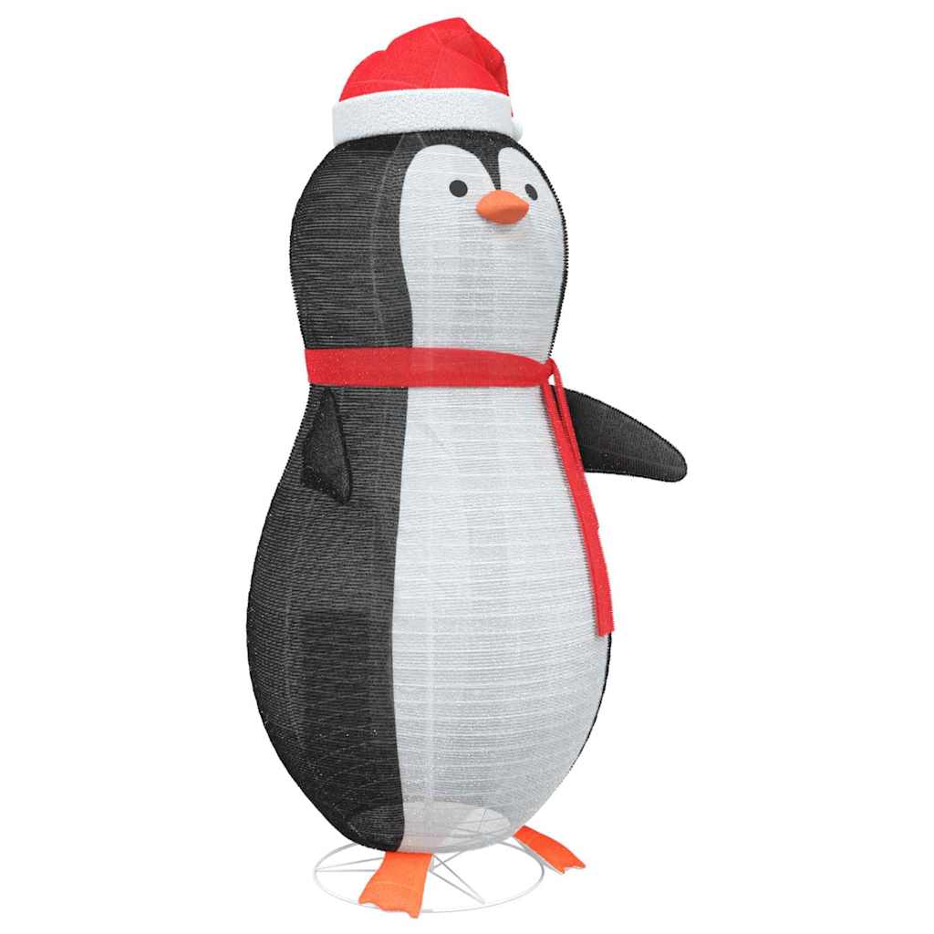 Havas pingvin figura 600 LED-del Meleg fehér 78 x 178 cm szövet