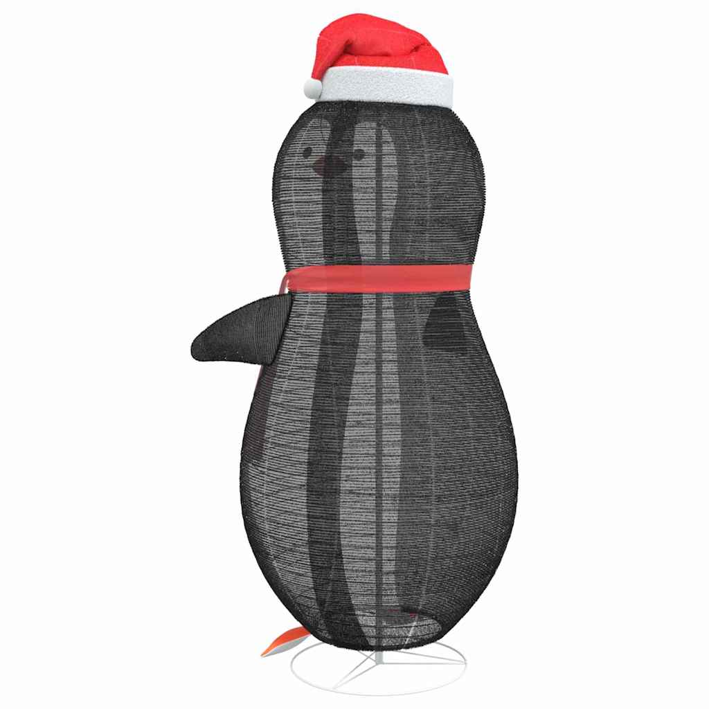 Havas pingvin figura 600 LED-del Meleg fehér 78 x 178 cm szövet